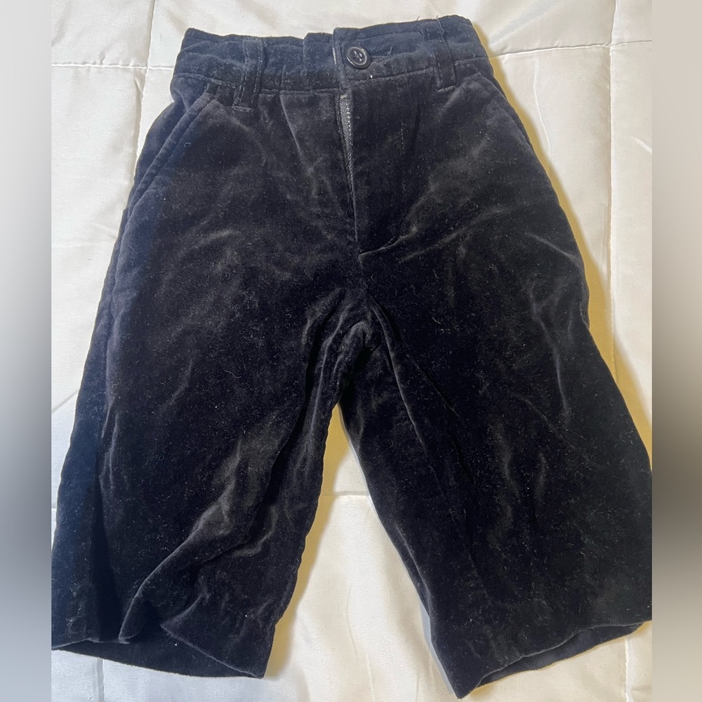 The Childrens Place Velvet pants boys holiday, wedding, thanksgiving